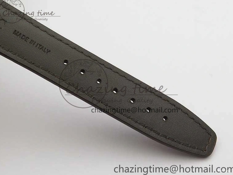 MIROTIME 0201 Original Portuguese IW358304 ZF 1:1 Best Edition SS White Dial RG Markers on Leather Strap A 7077